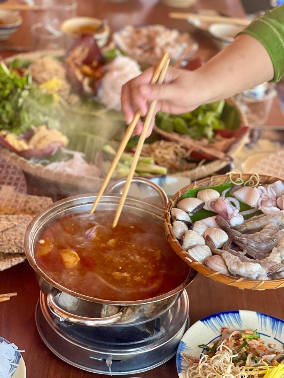 Golden Lotus Spa & Homestay Ap Thien Phuoc Zewnętrze zdjęcie